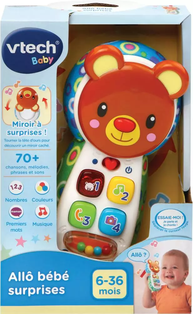 VTECH BABY - ALLO BEBE SURPRISES BRUN 6 VTECH BABY - ALLO BEBE SURPRISES BRUN – Image 4