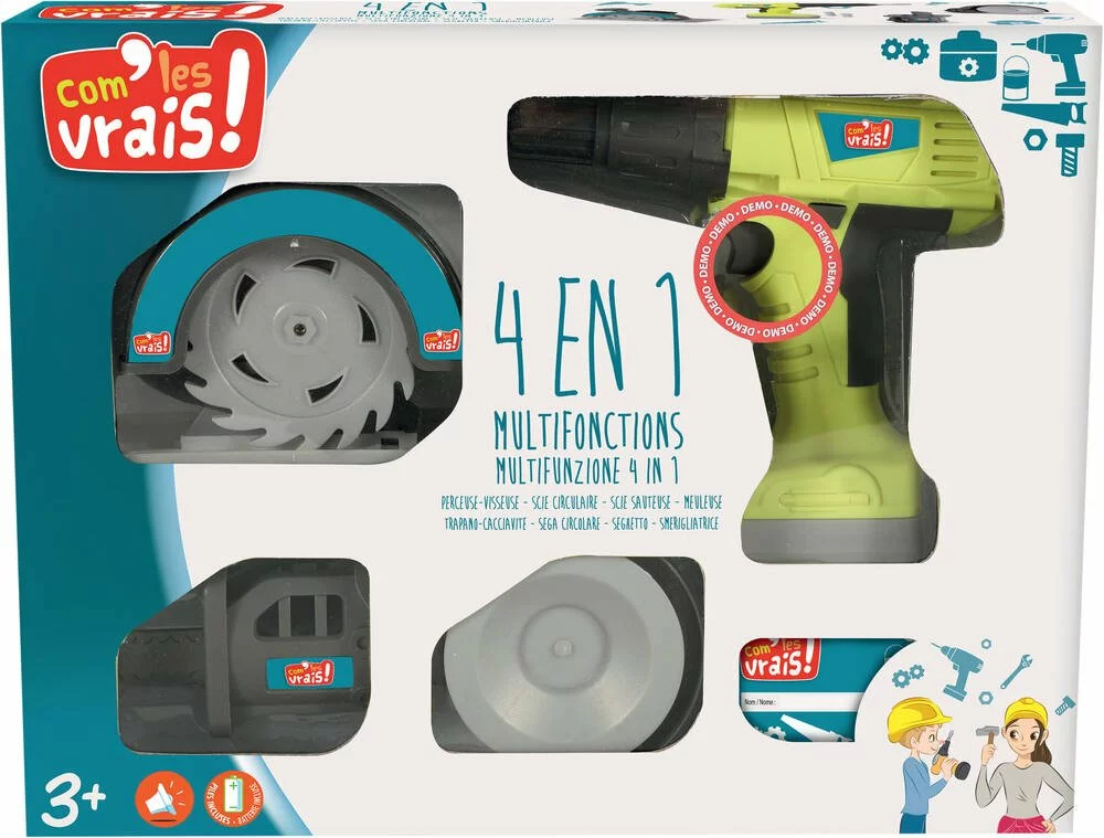COM'LES VRAIS PERCEUSE 4 EN 1 MULTIFONCTIONS 4 COM'LES VRAIS PERCEUSE 4 EN 1 MULTIFONCTIONS – Image 2