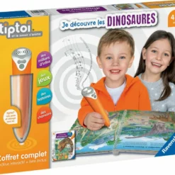Ravensburger TIPTOI - COFFRET COMPLET LECTEUR INTERACTIF + LIVRE JE DECOUVRE LES DINOSAURES