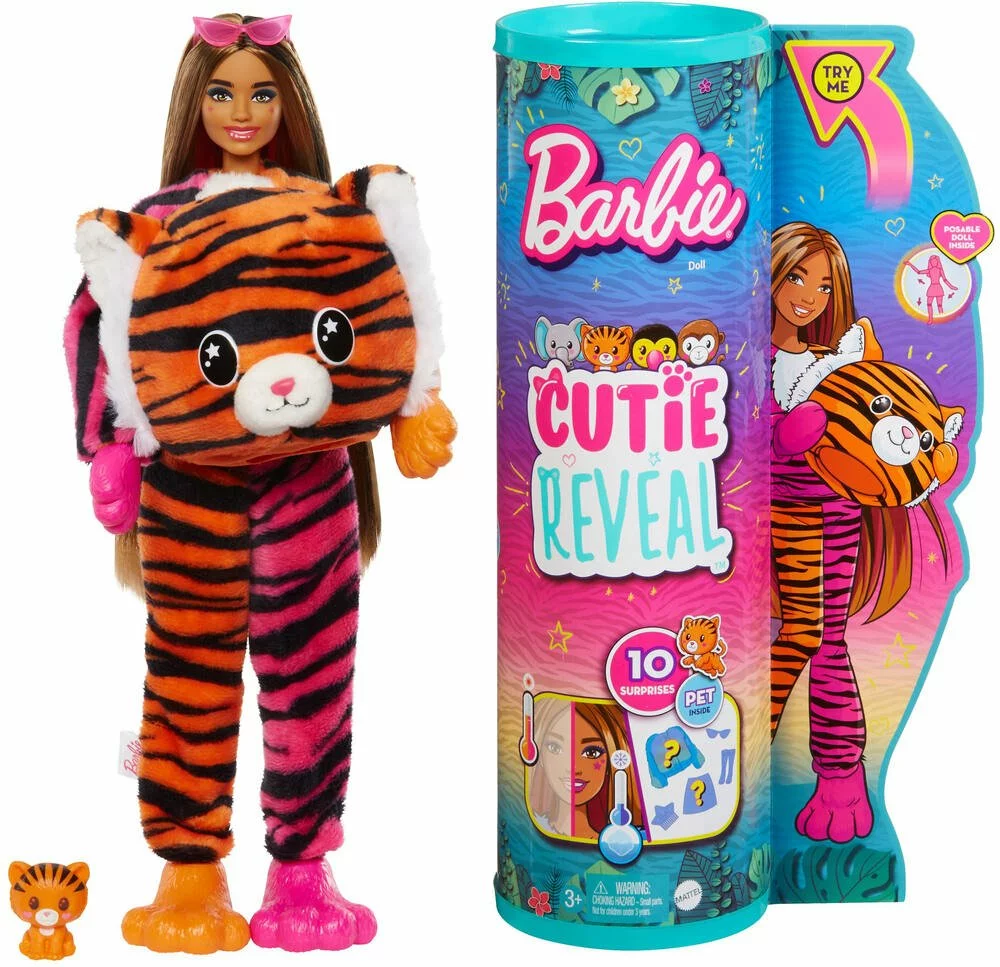 MATTEL BARBIE CUTIE REVEAL TIGRE 3 MATTEL BARBIE CUTIE REVEAL TIGRE