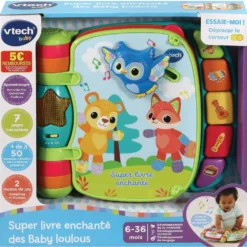 VTech SUPER LIVRE ENCHANTÉ DES BABY LOULOUS (BLEU) 7 VTech SUPER LIVRE ENCHANTÉ DES BABY LOULOUS (BLEU) -Magasin De Jouets Vtech 18d3538acf8997421d4b67704720d2587d909324 41002984 03