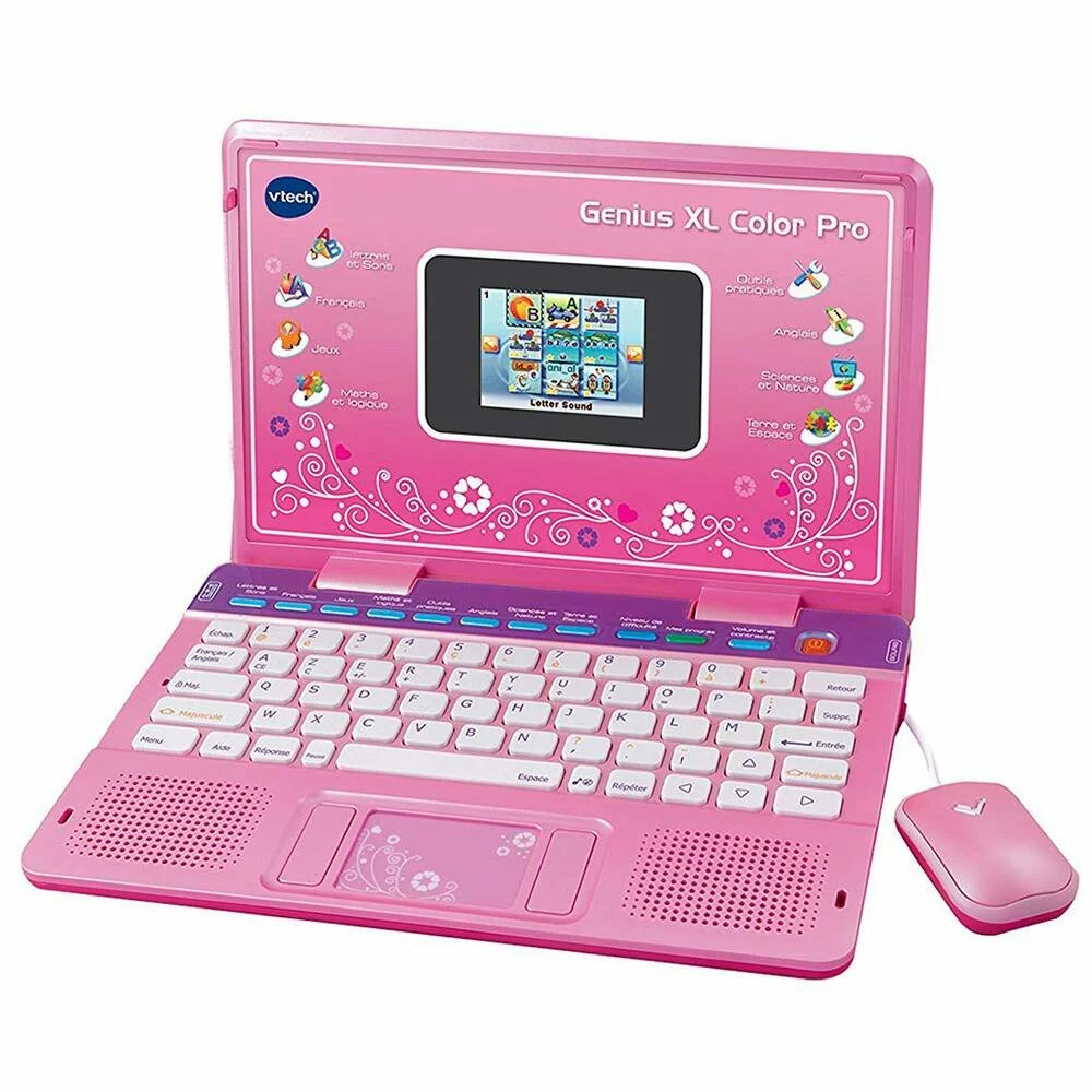 VTech GENIUS XL COLOR PRO BILINGUE ROSE 4 VTech GENIUS XL COLOR PRO BILINGUE ROSE – Image 2