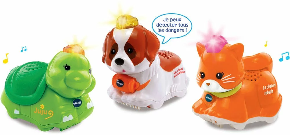 VTech COFFRET TRIO ANIMAUX DOMESTIQUE - TUT TUT ANIMO 3 VTech COFFRET TRIO ANIMAUX DOMESTIQUE - TUT TUT ANIMO