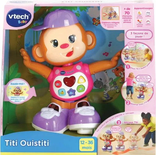 VTech SINGE TITI OUISTITI ROSE -Magasin De Jouets Vtech 22a52dedd6e86ec9a3b7c7f7ff92e5132caa2578 02080346 03