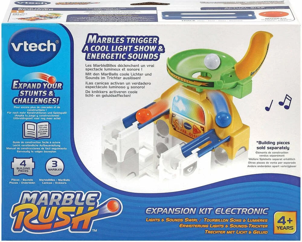 VTech MARBLE RUSH - EXPANSION KIT ELECTRONIC - TOURBILLON SONS ET LUMIERES 4 VTech MARBLE RUSH - EXPANSION KIT ELECTRONIC - TOURBILLON SONS ET LUMIERES â Image 2