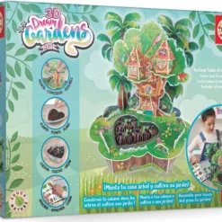 Educa Borras 3D DREAM GARDENS 2 IN 1 - CABANE DANS LES ARBRES