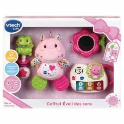 VTECH BABY - COFFRET NAISSANCE ÉVEIL DES SENS ROSE -Magasin De Jouets Vtech 3a641bd320af47a9dd80baf49b180e2065201697 02060358 03