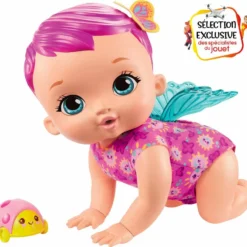 MATTEL TROTTEUR PAPILLON ET SONS ROSE