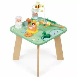 Janod TABLE D'ACTIVITÉS JOLIE PRAIRIE - EN BOIS -Magasin De Jouets Vtech 42bff66d5e62423f25365842e8811d27af2ad8f6 02082380 04