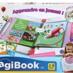 VTech LIVRE MAGIBOOK V2 STARTER PACK ROSE + LIVRE CORY BOLIDES ROSE -Magasin De Jouets Vtech 4652386473407c1a00a4294b573fe85c48e40980 04072122 04