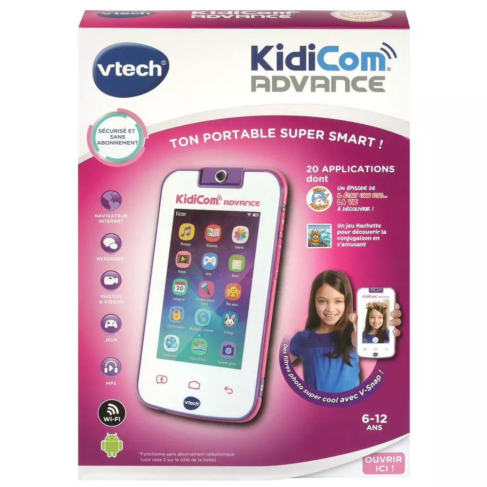 VTech KIDICOM ADVANCE BLANC/ROSE 7 VTech KIDICOM ADVANCE BLANC/ROSE â Image 5