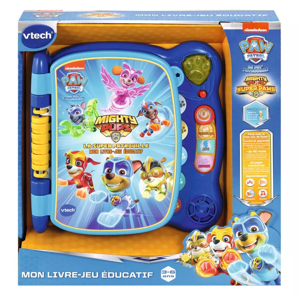 VTech MON LIVRE - JEU ÉDUCATIF - PAT'PATROUILLE 4 VTech MON LIVRE - JEU ÉDUCATIF - PAT'PATROUILLE – Image 2