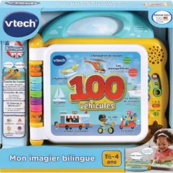 VTech MON IMAGIER BILINGUE - 100 VÉHICULES