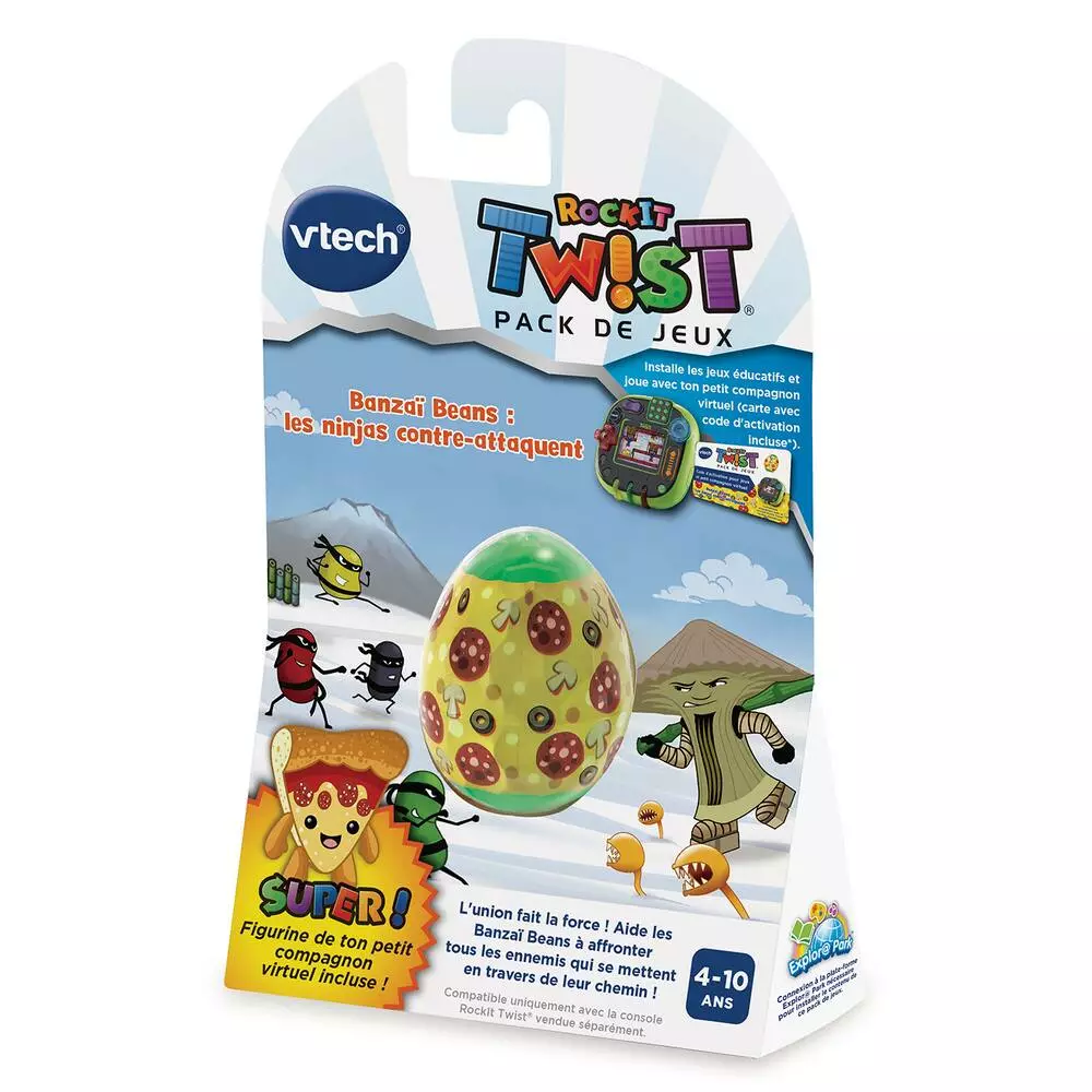 VTech ROCKIT TWIST - JEU BANZAI BEANS LES NINJAS CONTRE-ATTAQUENT 3 VTech ROCKIT TWIST - JEU BANZAI BEANS LES NINJAS CONTRE-ATTAQUENT