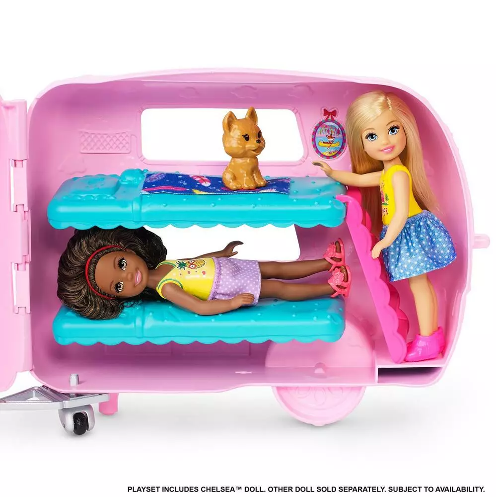 MATTEL POUPEE BARBIE CHELSEA ET SA CARAVANE 6 MATTEL POUPEE BARBIE CHELSEA ET SA CARAVANE – Image 4