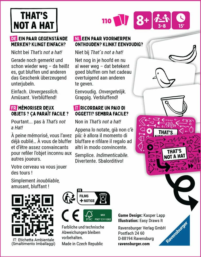 Ravensburger THAT'S NOT A HAT 5 Ravensburger THAT'S NOT A HAT – Image 3