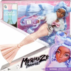 MGA ENTERTAINMENT/LITTLE TIKES POUPEE - MERMAZE MERMAIDZ - SHELLNELLE - 34 CM