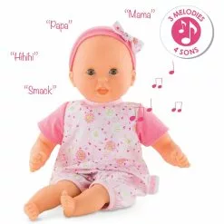 POUPON BEBE CALIN BISOU & MELODIES 30 CM - COROLLE MON PREMIER POUPON