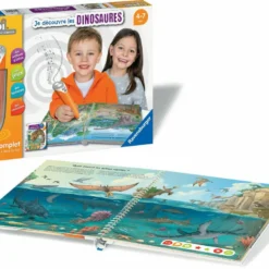 Ravensburger TIPTOI - COFFRET COMPLET LECTEUR INTERACTIF + LIVRE JE DECOUVRE LES DINOSAURES -Magasin De Jouets Vtech 64a998da5cb26d90512ad5d9b8d892e6a16797eb 41053872 03