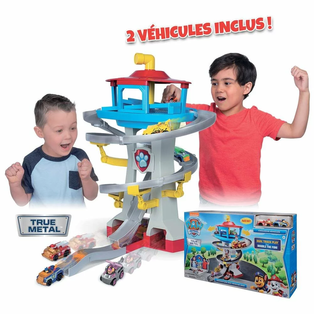 SPIN MASTER PAT'PATROUILLE - QUARTIER GÉNÉRAL + 2 VÉHICULES TRUE METAL 3 SPIN MASTER PAT'PATROUILLE - QUARTIER GÉNÉRAL + 2 VÉHICULES TRUE METAL