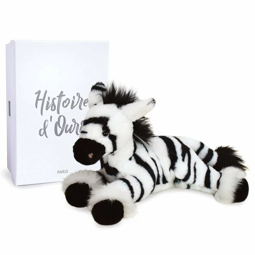 HISTOIRE D'OURS PELUCHE ZEPHIR LE ZEBRE 25 CM 4 HISTOIRE D'OURS PELUCHE ZEPHIR LE ZEBRE 25 CM – Image 2