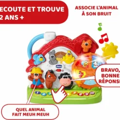 CHICCO MA FERME EDUCATIVE BILINGUE -Magasin De Jouets Vtech 75d389870cf78c3078f6f964bae49ac11b743d26 02081636 06