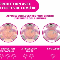 CHICCO PELUCHE OURSON PROJECTEUR BABY BEAR ROSE -Magasin De Jouets Vtech 77b3249acfafaf73ea78a735e8dfceb752b10da2 02026976 04