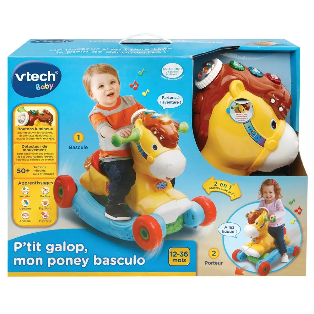 VTECH BABY - P'TIT GALOP MON PONEY BASCULO 5 VTECH BABY - P'TIT GALOP MON PONEY BASCULO – Image 3