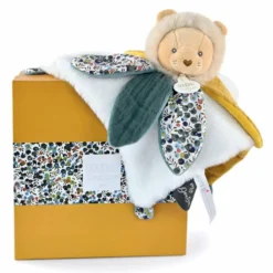 DOUDOU ET COMPAGNIE BOH'AIME - PELUCHE LION DOUDOU PETALE