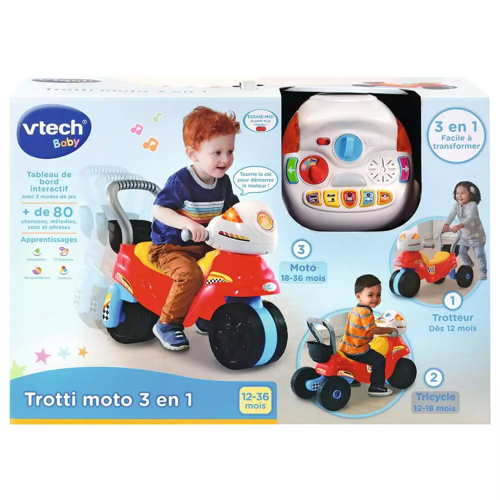 VTech TROTTI MOTO 3 EN 1 5 VTech TROTTI MOTO 3 EN 1 – Image 3