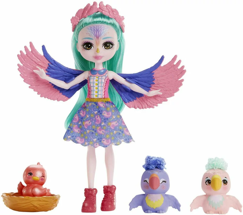 MATTEL ENCHANTIMALS - BETES CITADINES - POUPEE FILIA FINCH 3 MATTEL ENCHANTIMALS - BETES CITADINES - POUPEE FILIA FINCH