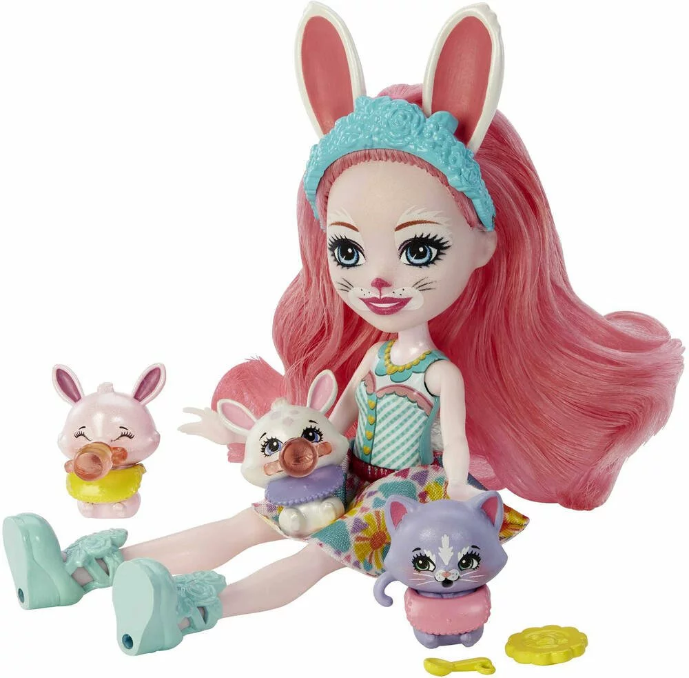 MATTEL ENCHANTIMALS - MEILLEURS AMIS DES BEBES 15 CM - POUPEE BREE BUNNY ET TWIST 6 MATTEL ENCHANTIMALS - MEILLEURS AMIS DES BEBES 15 CM - POUPEE BREE BUNNY ET TWIST – Image 4