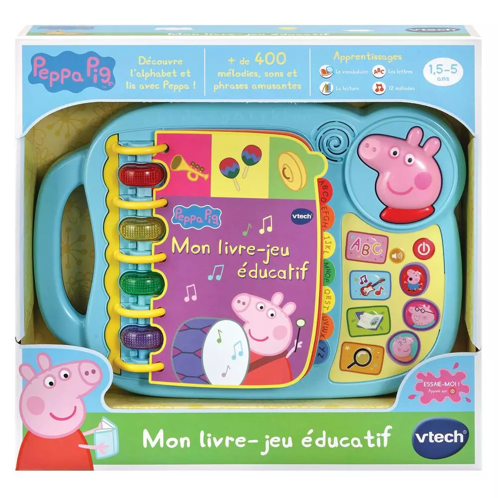 VTech MON LIVRE JEU ÉDUCATIF - PEPPA PIG 4 VTech MON LIVRE JEU ÉDUCATIF - PEPPA PIG – Image 2