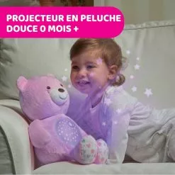 CHICCO PELUCHE OURSON PROJECTEUR BABY BEAR ROSE -Magasin De Jouets Vtech 96c44636e442651768653500b51eb2e22eb74f34 02026976 02