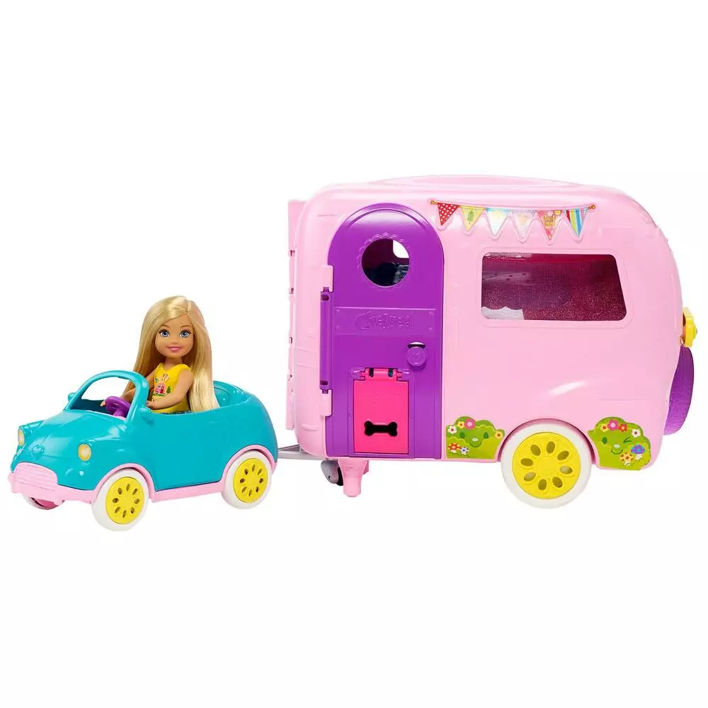 MATTEL POUPEE BARBIE CHELSEA ET SA CARAVANE 3 MATTEL POUPEE BARBIE CHELSEA ET SA CARAVANE