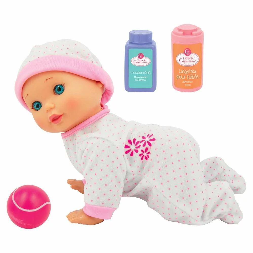 CERISE & CAPUCINE POUPON BEBE MARCHE A 4 PATTES 3 CERISE & CAPUCINE POUPON BEBE MARCHE A 4 PATTES