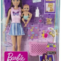 MATTEL BARBIE - COFFRET SKIPPER BEBE AU LIT -Magasin De Jouets Vtech a7035b7e36669e215e9242af55b77f943ca9dde1 41107636 05