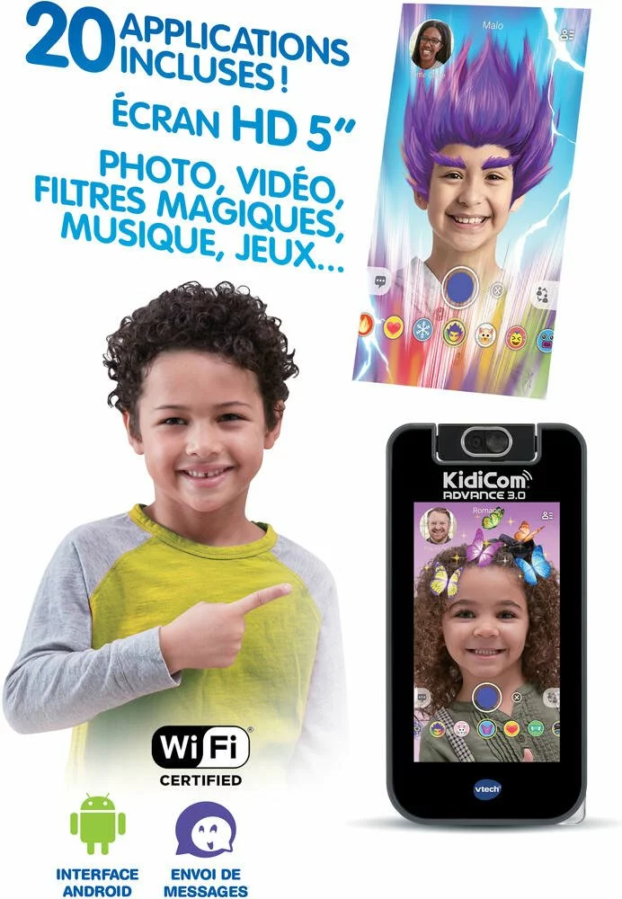 VTech KIDICOM ADVANCE 3.0 NOIR 3 VTech KIDICOM ADVANCE 3.0 NOIR