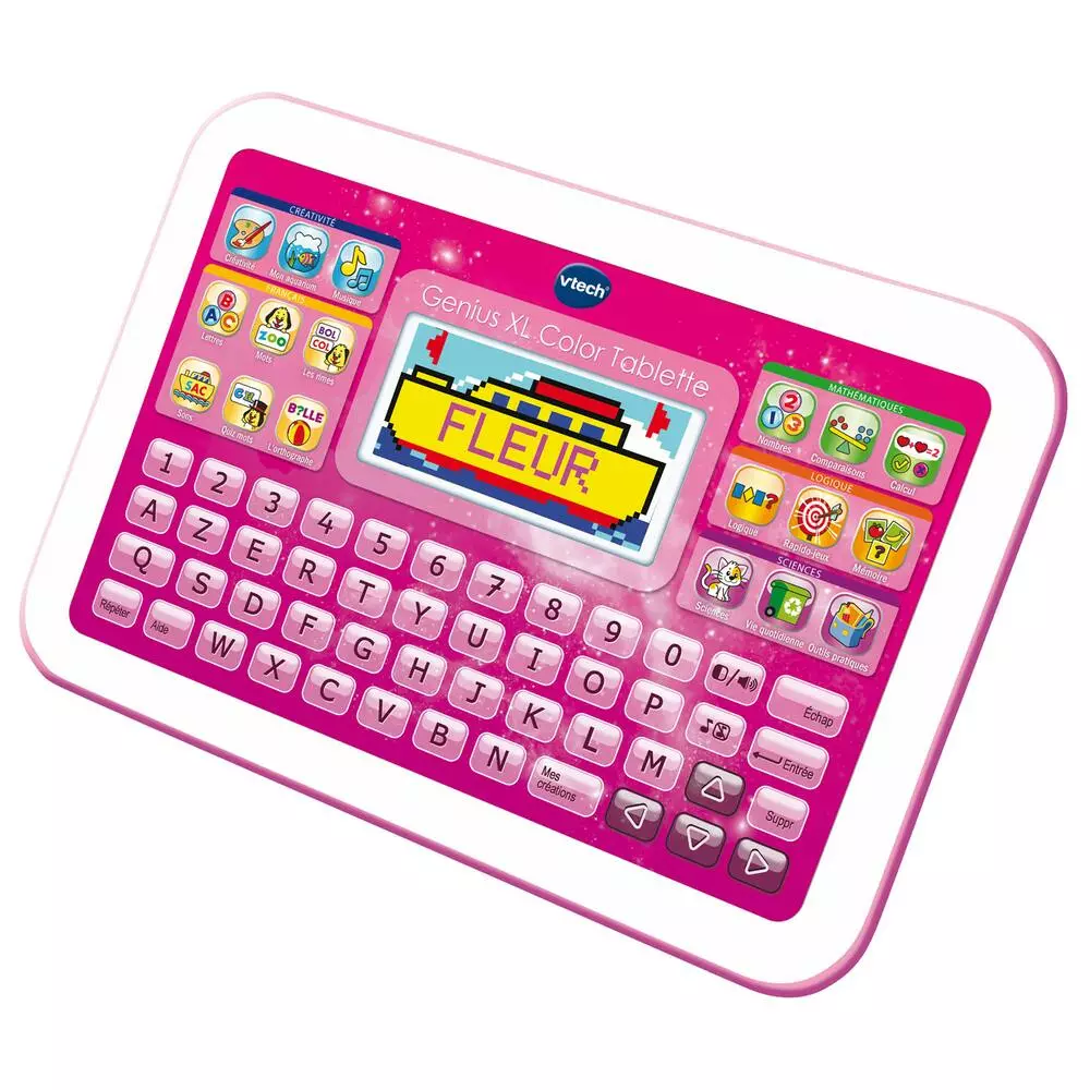VTech GENIUS XL COLOR TABLETTE ROSE 3 VTech GENIUS XL COLOR TABLETTE ROSE