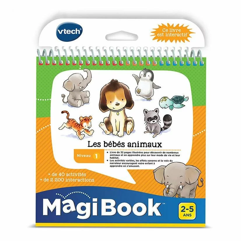 VTech LIVRE MAGIBOOK - LES BEBES ANIMAUX 3 VTech LIVRE MAGIBOOK - LES BEBES ANIMAUX