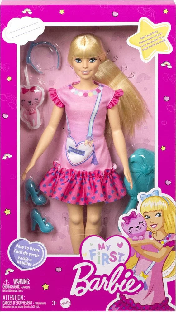 MATTEL BARBIE - MA PREMIERE BARBIE BLONDE - POUPEE MALIBU 35 CM 7 MATTEL BARBIE - MA PREMIERE BARBIE BLONDE - POUPEE MALIBU 35 CM – Image 5
