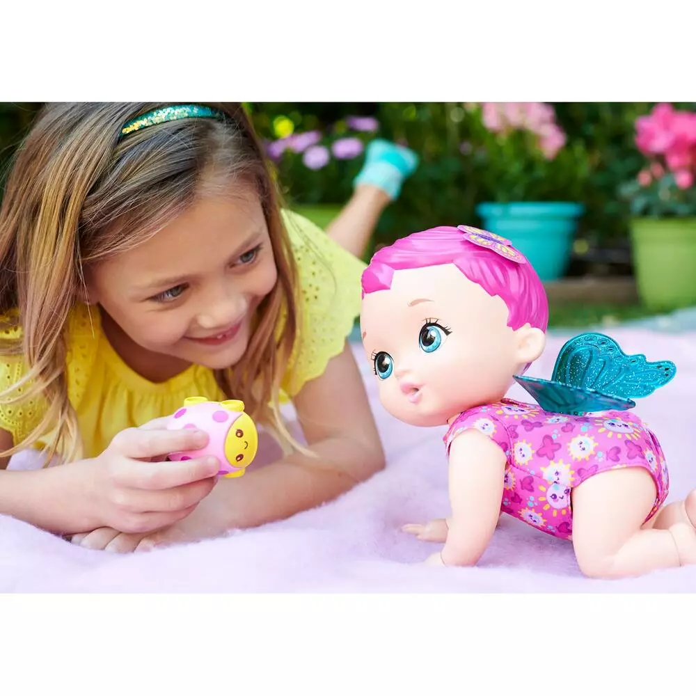 MATTEL TROTTEUR PAPILLON ET SONS ROSE 7 MATTEL TROTTEUR PAPILLON ET SONS ROSE – Image 5