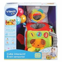 VTech CUBE INTERACTIF ÉVEIL SENSORIEL -Magasin De Jouets Vtech b03e0ca500d4b82cc46e351cabc2ed228314740f 02081389 03