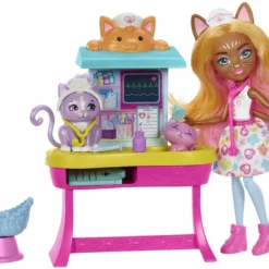 MATTEL ENCHANTIMALS - POUPEE ET COFFRET BETES CITADINES CABINET DU DOCTEUR CHAT -Magasin De Jouets Vtech b953d44b5065febc4f8c1abefeba453e93dd1d33 41107671 03