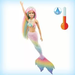 MATTEL POUPEE BARBIE SIRENE MAGIQUE ARC-EN-CIEL -Magasin De Jouets Vtech bbf1ce485f54174f39d5063838b25400697af973 10022551 03