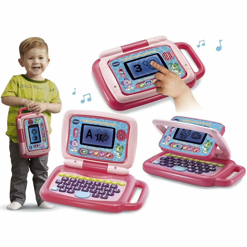 VTech ORDI-TABLETTE P'TIT GENIUS TOUCH MAUVE 4 VTech ORDI-TABLETTE P'TIT GENIUS TOUCH MAUVE – Image 2