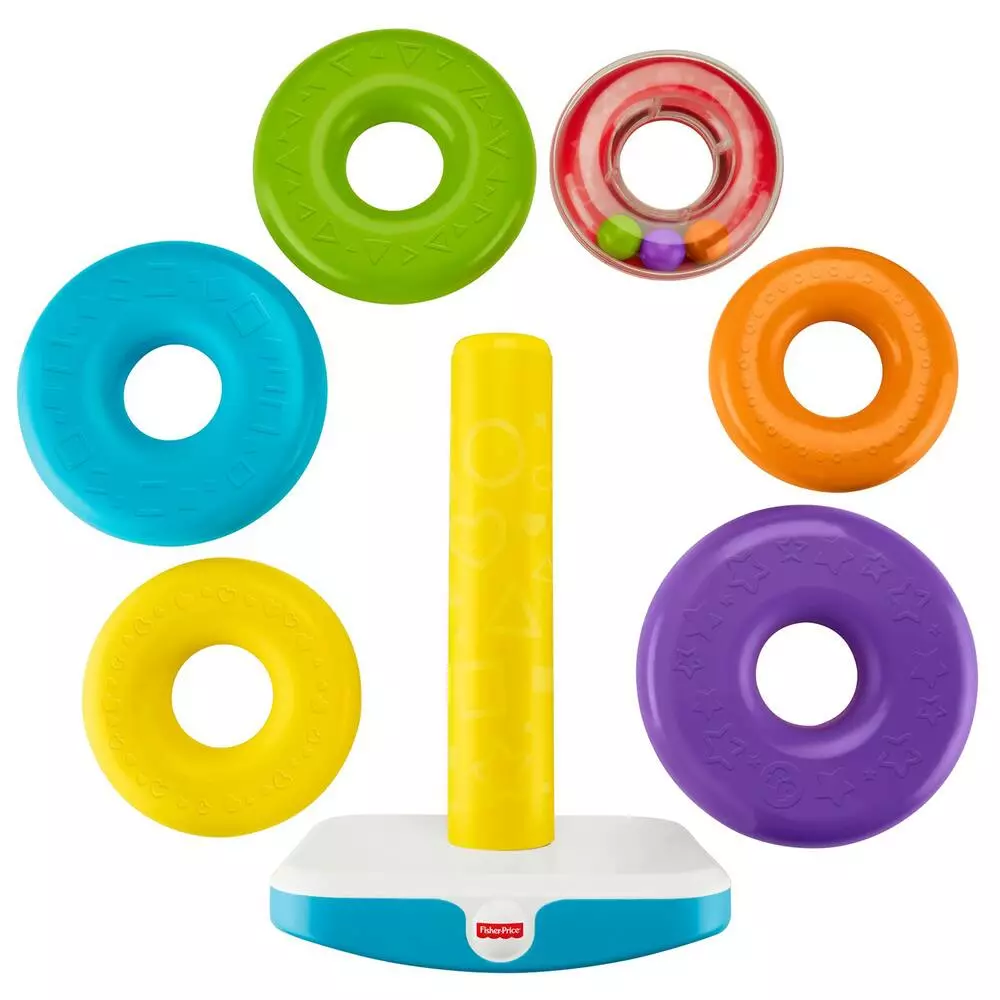 Fisher Price PYRAMIDE ARC-EN-CIEL GEANTE 6 Fisher Price PYRAMIDE ARC-EN-CIEL GEANTE – Image 4