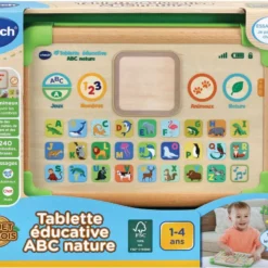 VTech TABLETTE EDUCATIVE ABC NATURE EN BOIS FSC -Magasin De Jouets Vtech becb29033a22096a332cf57fc57070cf824e34c5 02082431 03
