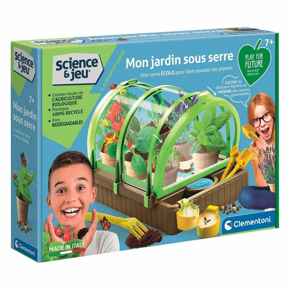 Clementoni MON JARDIN SOUS SERRE EN PLASTIQUE RECYCLÉ ET RECYCLABLE 5 Clementoni MON JARDIN SOUS SERRE EN PLASTIQUE RECYCLÉ ET RECYCLABLE – Image 3