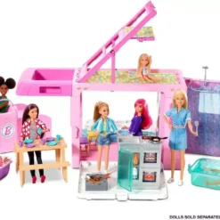 MATTEL CAMPING-CAR DE REVE 3-EN-1 - BARBIE -Magasin De Jouets Vtech c5671f91e456c6a2b61d1cd072c5797f737991db 12064847 05